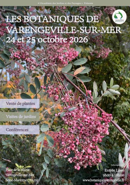 Affiche Les Botaniques de Varengeville 6ème édition 2026